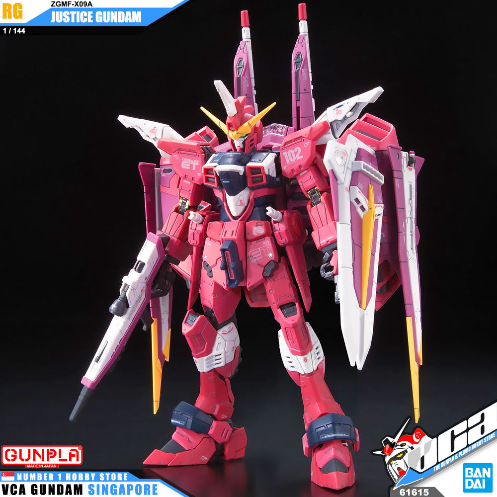 Bandai Real Grade RG ZGMF-X09A JUSTICE GUNDAM Bandai Real Grade RG ZGMF-X09A JUSTICE GUNDAM