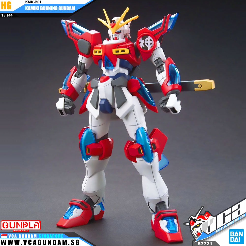 Bandai® Gunpla HG Build Fighters (HGBF) KAMIKI BURNING GUNDAM Bandai® Gunpla HG Build Fighters (HGBF) KAMIKI BURNING GUNDAM