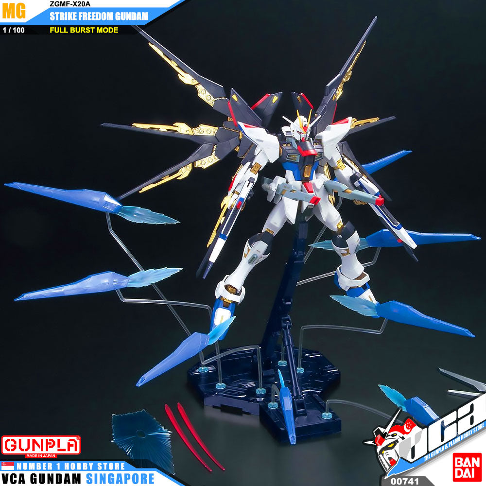 Bandai Gunpla Master Grade 1/100 MG Strike Freedom Gundam Full Burst Mode Bandai Gunpla Master Grade 1/100 MG Strike Freedom Gundam Full Burst Mode