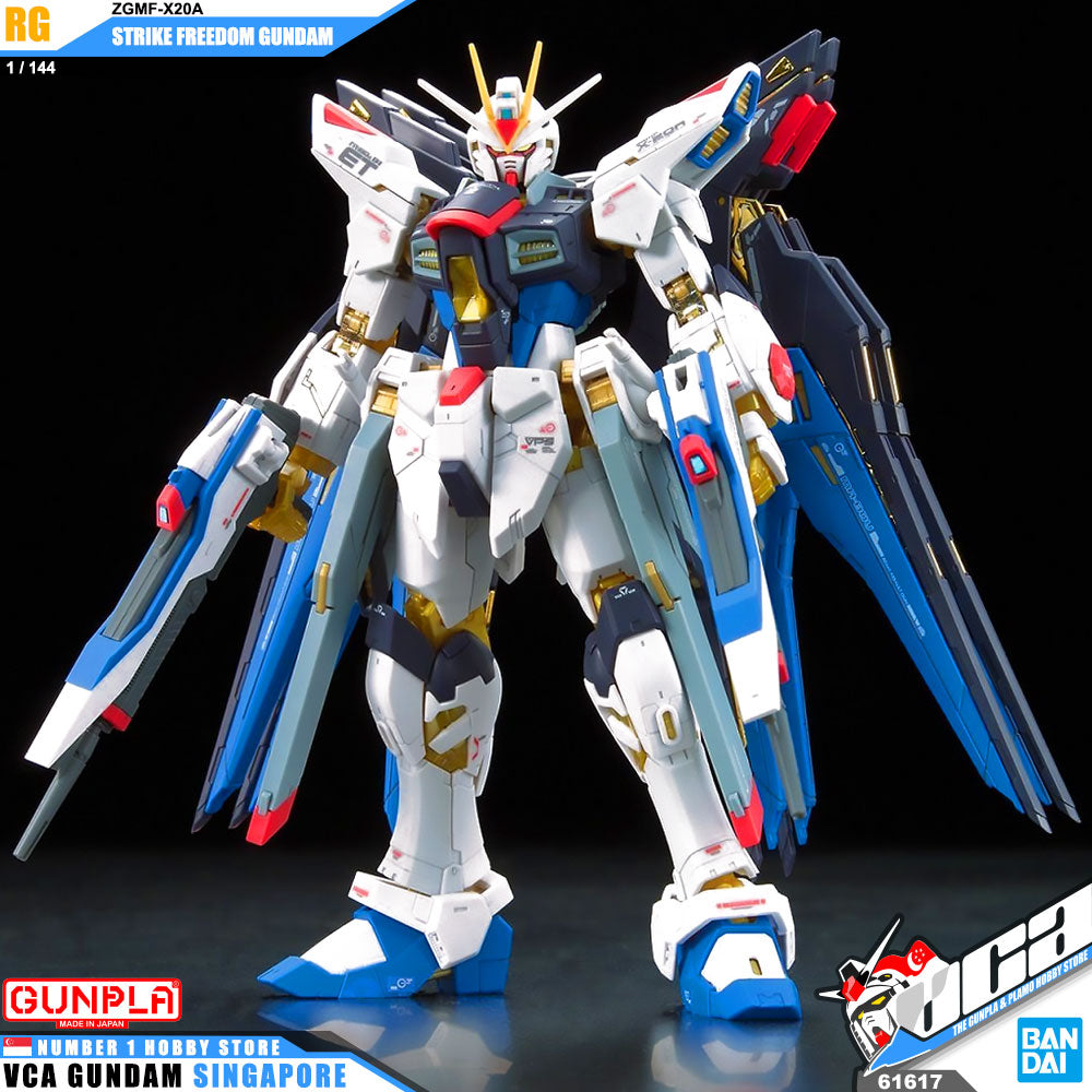 Bandai Real Grade RG ZGMF-X20A Strike Freedom Gundam Bandai Real Grade RG ZGMF-X20A Strike Freedom Gundam
