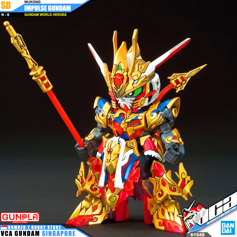 Bandai Gunpla World Heroes SD WUKONG IMPULSE GUNDAM Bandai Gunpla World Heroes SD WUKONG IMPULSE GUNDAM