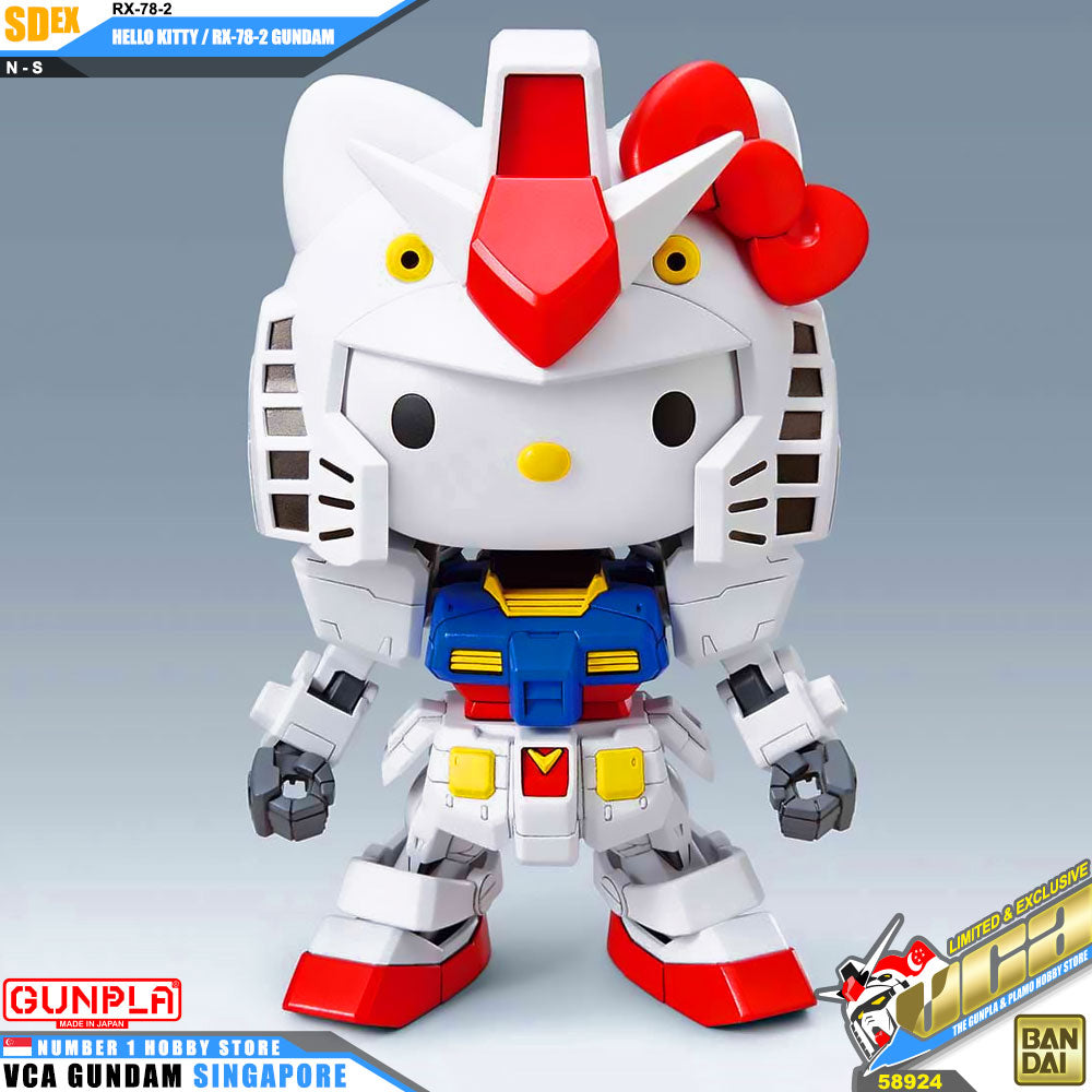 Bandai Gunpla SD EX Standard SDEX Hello Kitty RX-78-2 Gundam Bandai Gunpla SD EX Standard SDEX Hello Kitty RX-78-2 Gundam