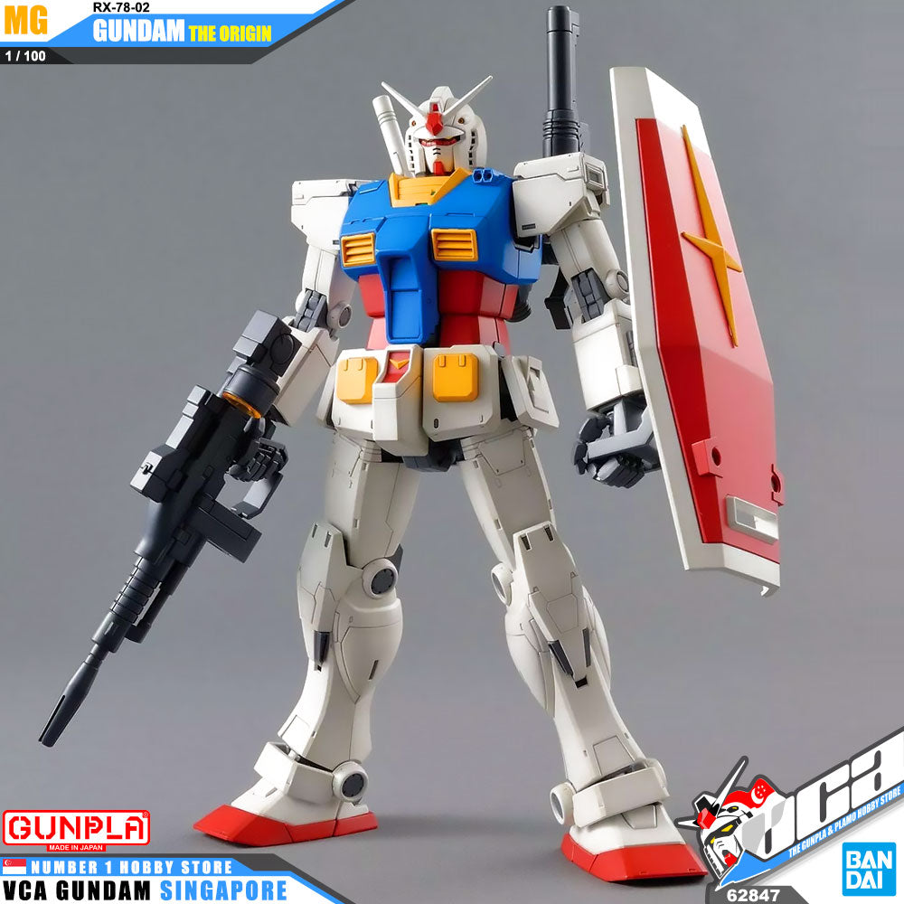 Bandai Gunpla Master Grade MG RX-78-02 Gundam The Origin Box Art Bandai Gunpla Master Grade MG RX-78-02 Gundam The Origin Box Art