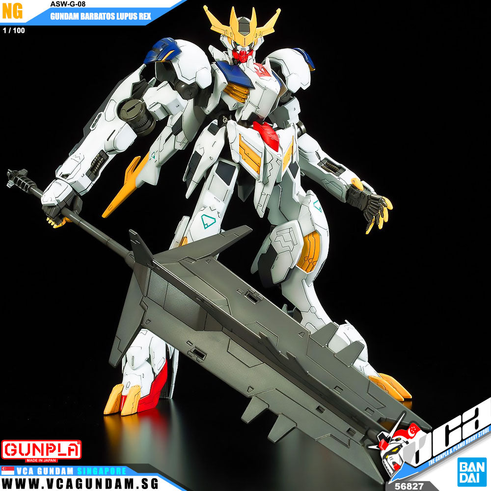 Bandaiยฎ Gunpla Full Mechanics 1/100 ASW-G-08 GUNDAM BARBATOS LUPUS REX