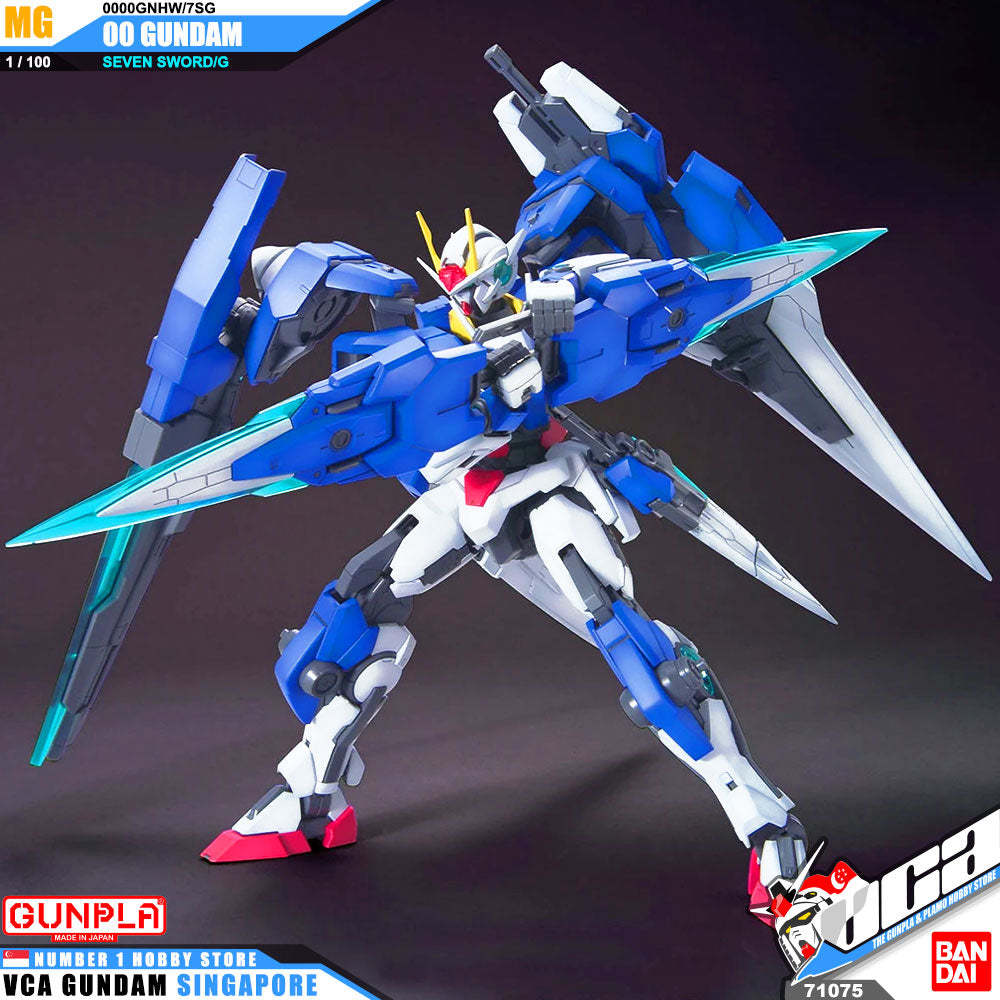 Bandai Gunpla Master Grade 1/100 MG 00 GUNDAM SEVEN SWORD/G Bandai Gunpla Master Grade 1/100 MG 00 GUNDAM SEVEN SWORD/G