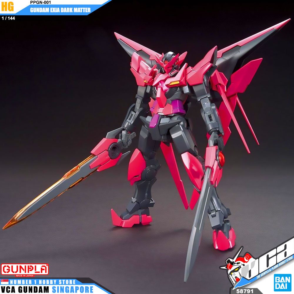 Bandai Gunpla High Grade HG Gundam Exia Dark Matter Bandai Gunpla High Grade HG Gundam Exia Dark Matter