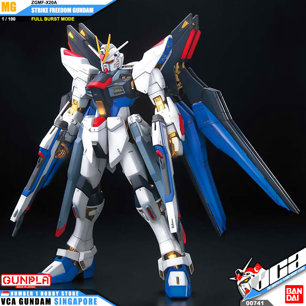 Bandai Gunpla Master Grade 1/100 MG Strike Freedom Gundam Full Burst Mode Bandai Gunpla Master Grade 1/100 MG Strike Freedom Gundam Full Burst Mode