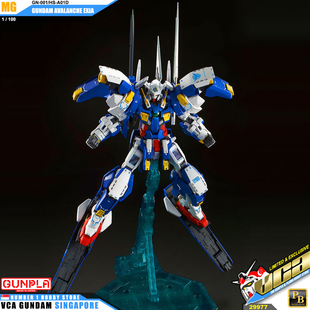 Premium Bandai Gunpla Master Grade 1/100 MG Gundam Avalanche Exia