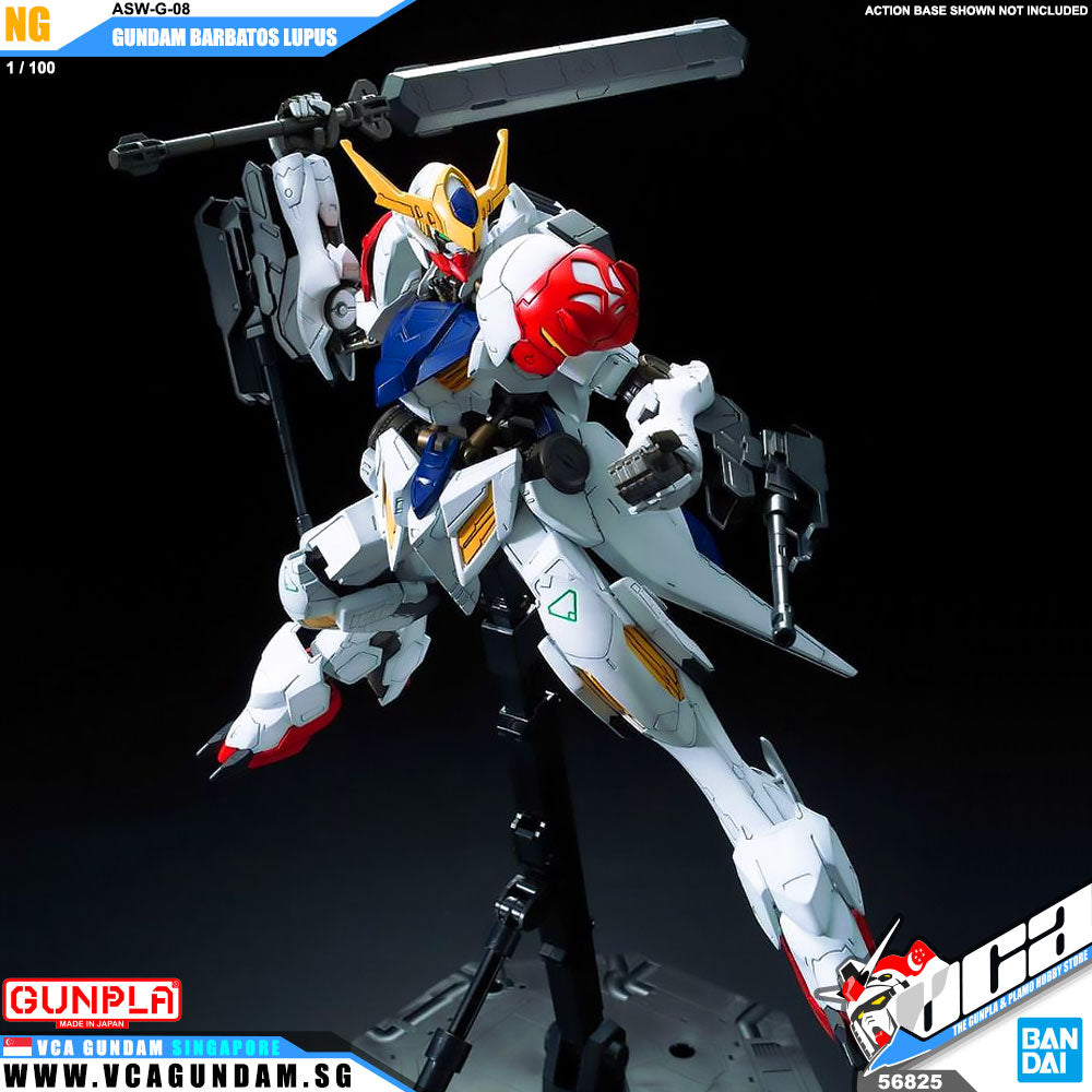 Bandaiยฎ Gunpla Full Mechanics 1/100 ASW-G-08 GUNDAM BARBATOS LUPUS
