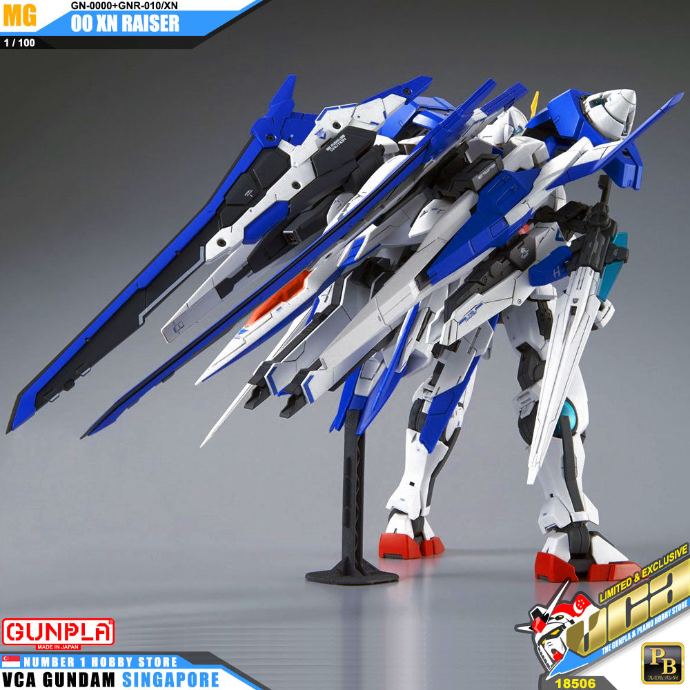 Premium Bandai Gunpla Master Grade 1/100 MG 00 XN Raiser Premium Bandai Gunpla Master Grade 1/100 MG 00 XN Raiser