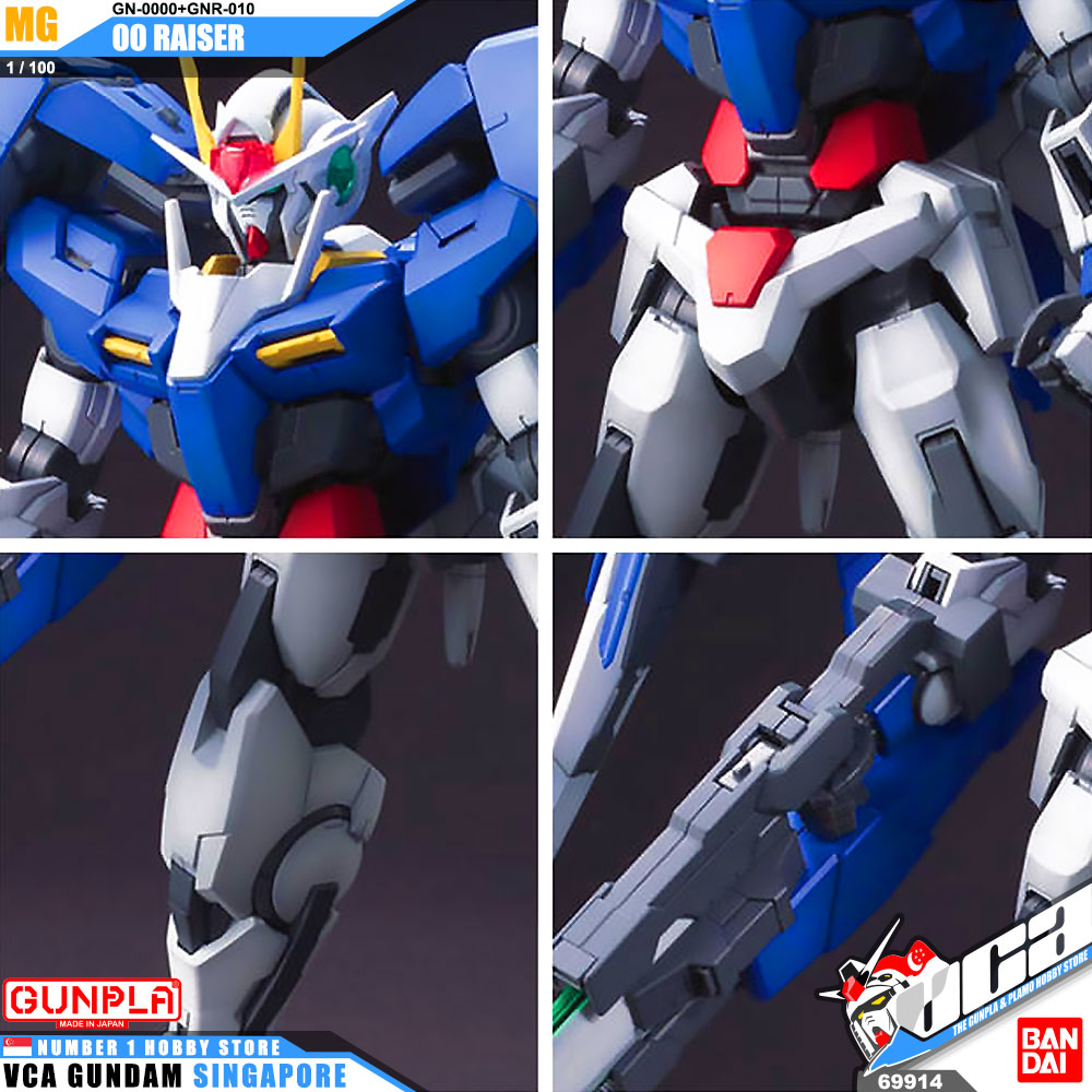 Bandai Gunpla Master Grade 1/100 MG 00 RAISER Bandai Gunpla Master Grade 1/100 MG 00 RAISER