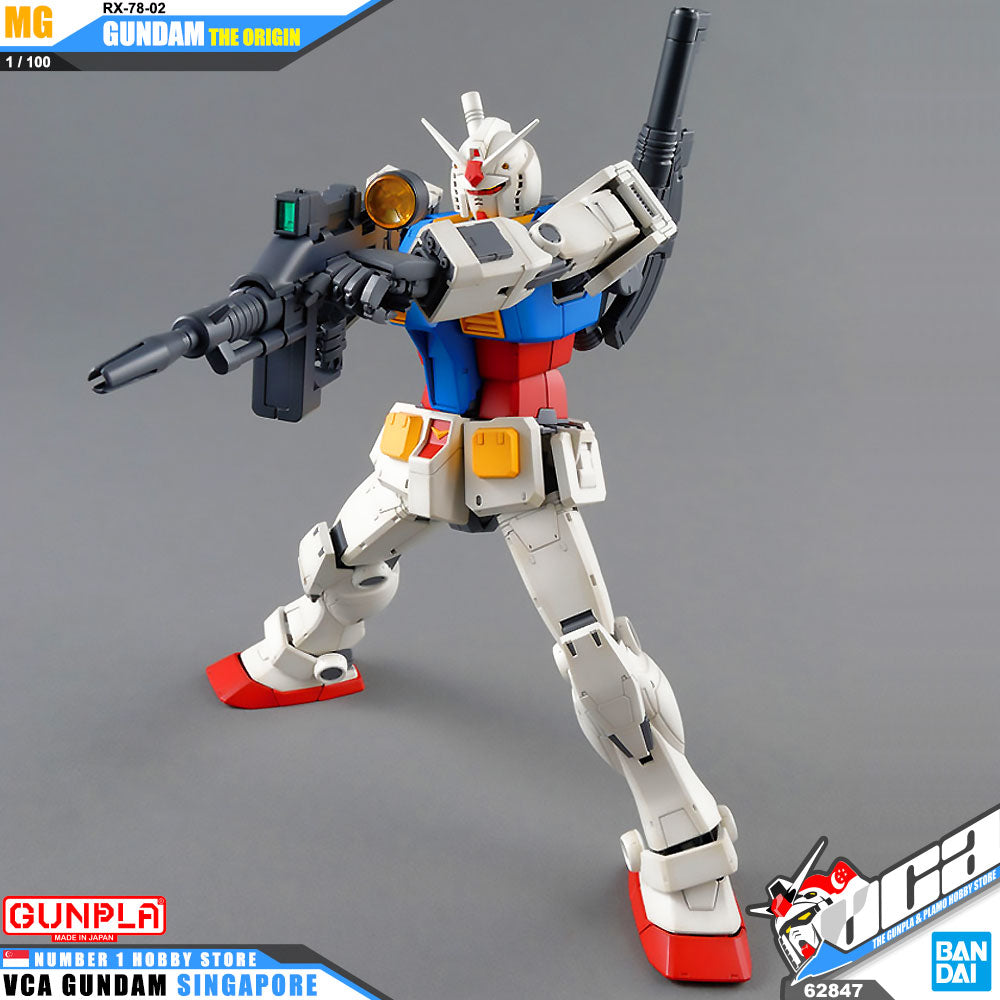Bandai Gunpla Master Grade MG RX-78-02 Gundam The Origin Box Art Bandai Gunpla Master Grade MG RX-78-02 Gundam The Origin Box Art