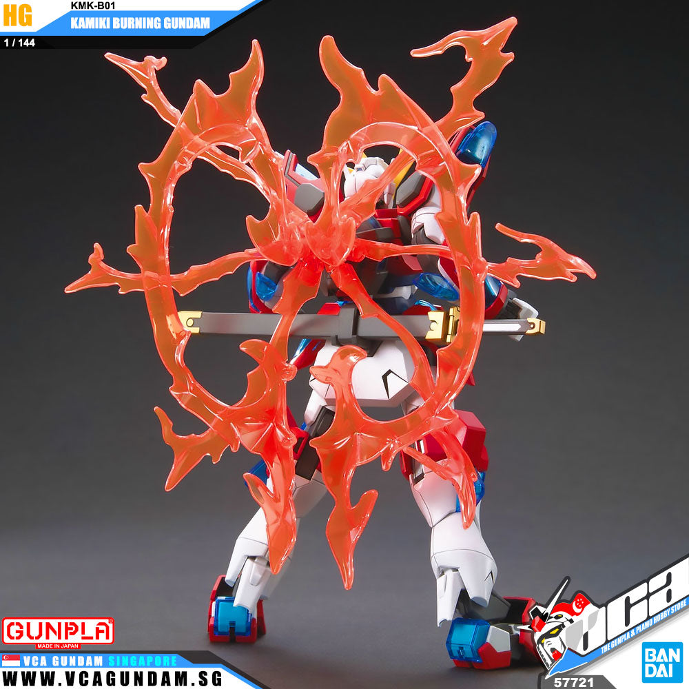 Bandai® Gunpla HG Build Fighters (HGBF) KAMIKI BURNING GUNDAM Bandai® Gunpla HG Build Fighters (HGBF) KAMIKI BURNING GUNDAM