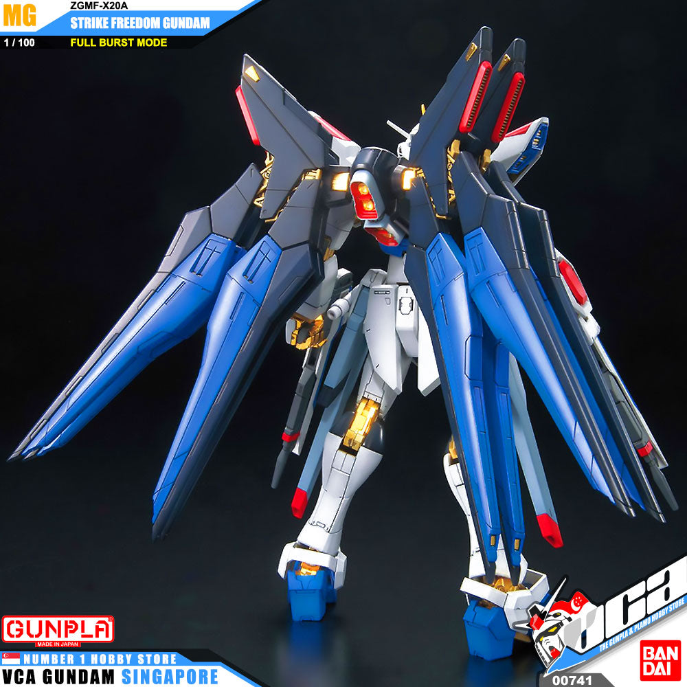 Bandai Gunpla Master Grade 1/100 MG Strike Freedom Gundam Full Burst Mode Bandai Gunpla Master Grade 1/100 MG Strike Freedom Gundam Full Burst Mode