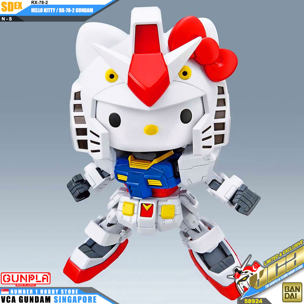 Bandai Gunpla SD EX Standard SDEX Hello Kitty RX-78-2 Gundam Bandai Gunpla SD EX Standard SDEX Hello Kitty RX-78-2 Gundam