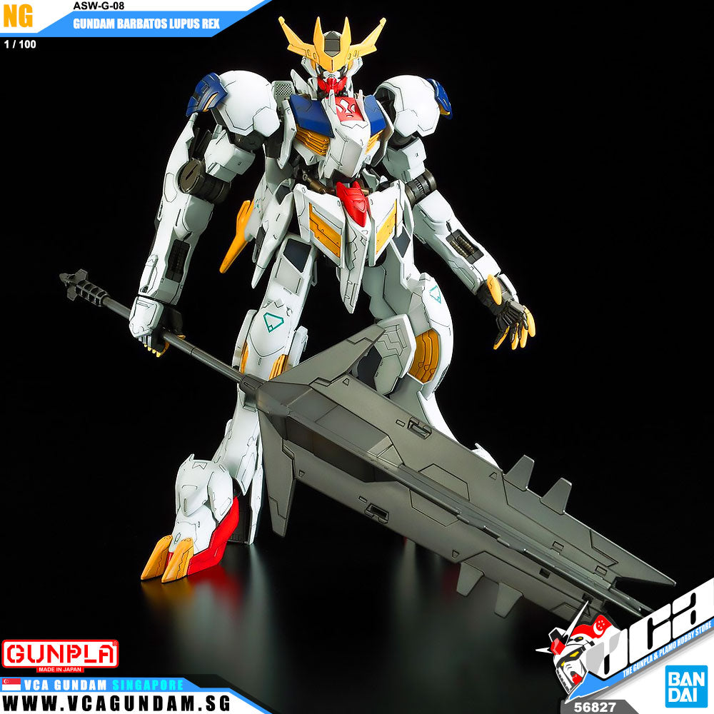 Bandaiยฎ Gunpla Full Mechanics 1/100 ASW-G-08 GUNDAM BARBATOS LUPUS REX