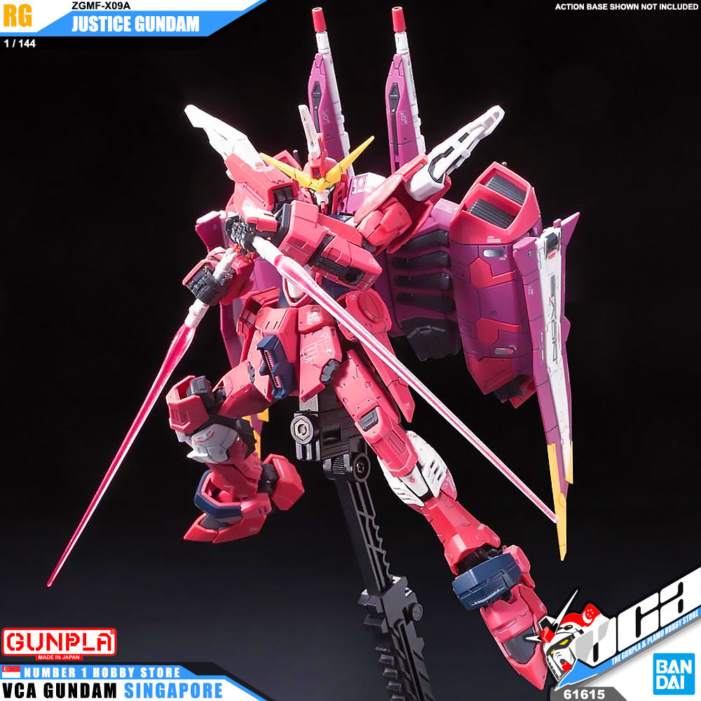 Bandai Real Grade RG ZGMF-X09A JUSTICE GUNDAM Bandai Real Grade RG ZGMF-X09A JUSTICE GUNDAM
