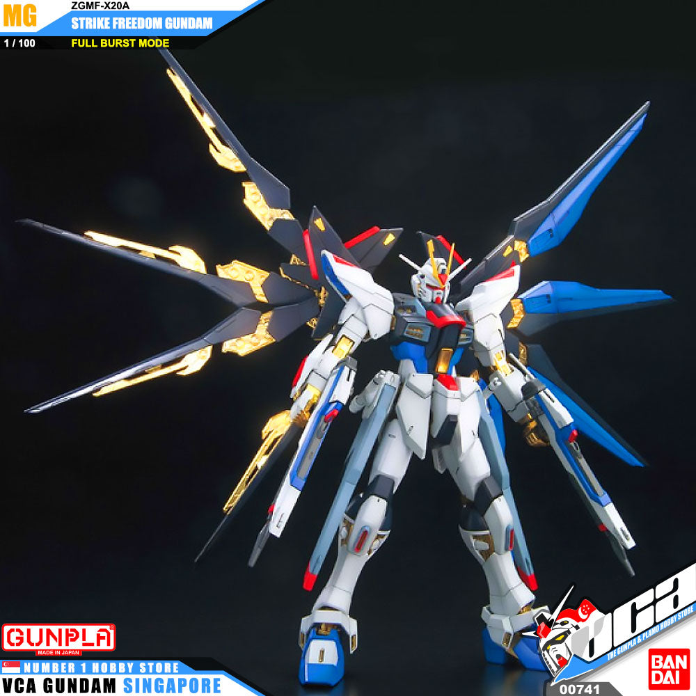 Bandai Gunpla Master Grade 1/100 MG Strike Freedom Gundam Full Burst Mode Bandai Gunpla Master Grade 1/100 MG Strike Freedom Gundam Full Burst Mode