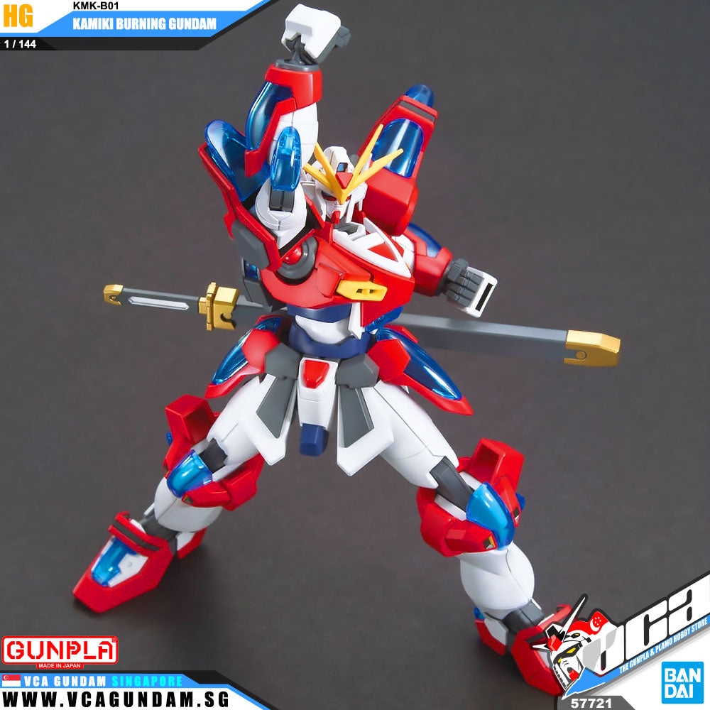 Bandai® Gunpla HG Build Fighters (HGBF) KAMIKI BURNING GUNDAM Bandai® Gunpla HG Build Fighters (HGBF) KAMIKI BURNING GUNDAM