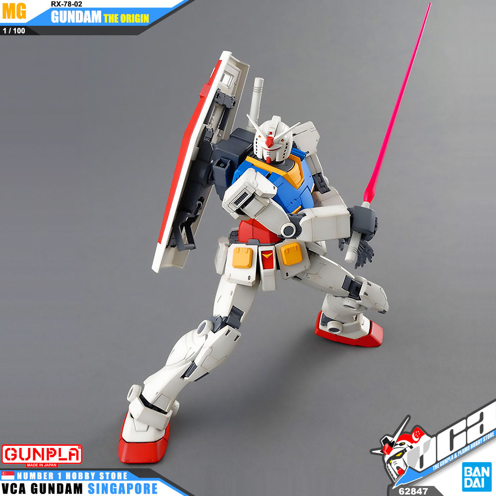 Bandai Gunpla Master Grade MG RX-78-02 Gundam The Origin Box Art Bandai Gunpla Master Grade MG RX-78-02 Gundam The Origin Box Art