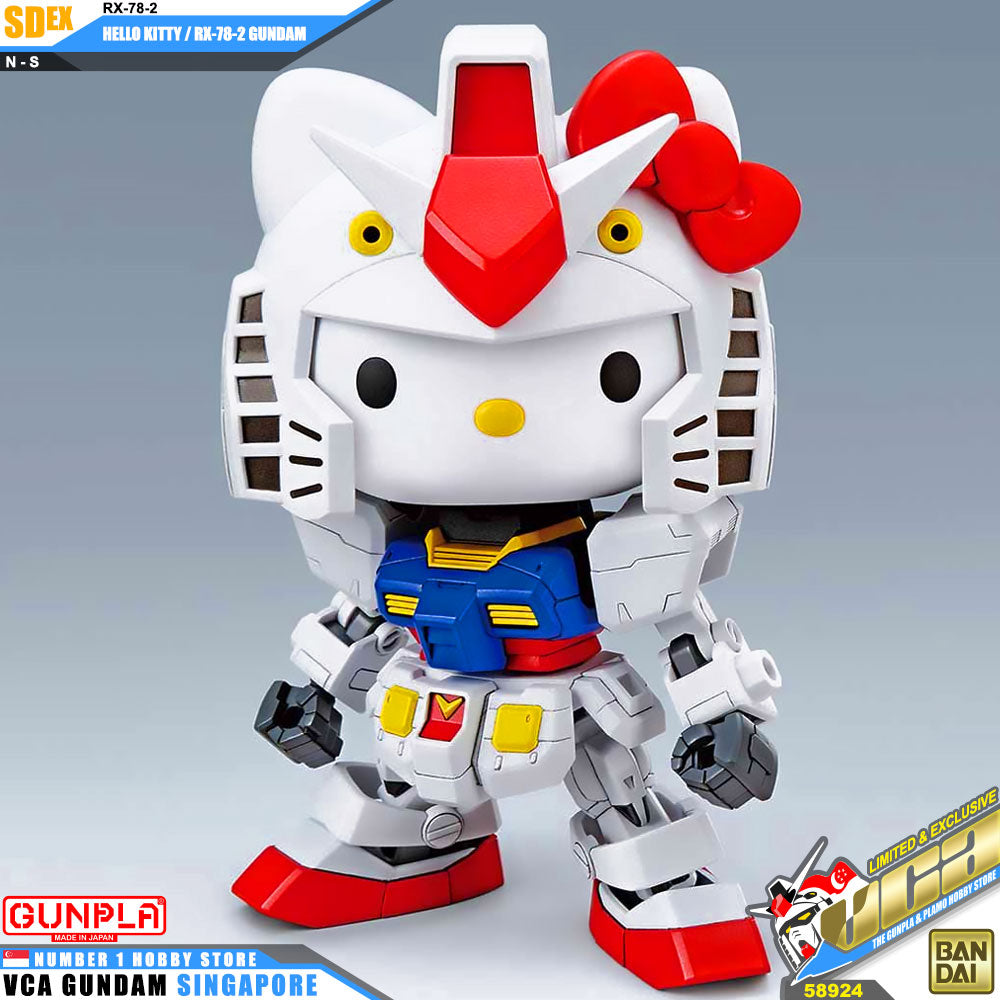 Bandai Gunpla SD EX Standard SDEX Hello Kitty RX-78-2 Gundam Bandai Gunpla SD EX Standard SDEX Hello Kitty RX-78-2 Gundam