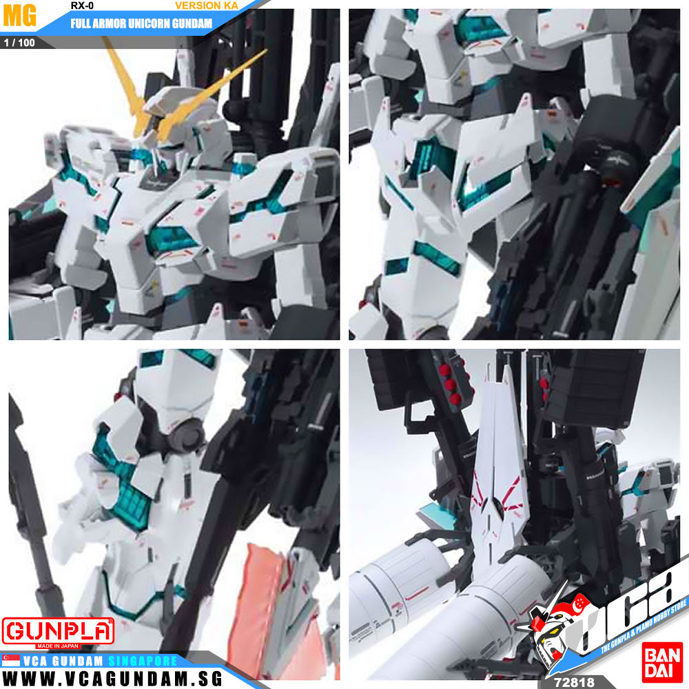 Bandai® Gunpla MG RX-0 FULL ARMOR UNICORN GUNDAM VER KA Bandai® Gunpla MG RX-0 FULL ARMOR UNICORN GUNDAM VER KA