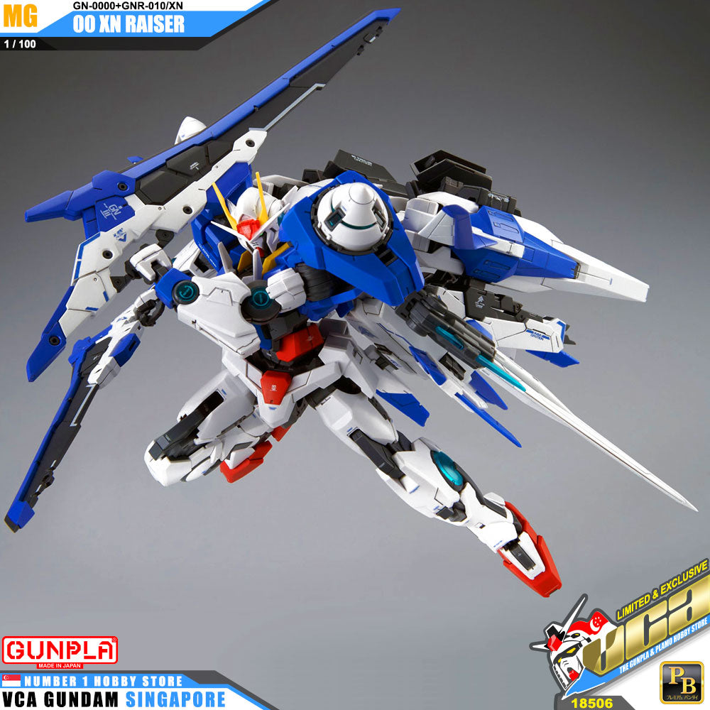 Premium Bandai Gunpla Master Grade 1/100 MG 00 XN Raiser Premium Bandai Gunpla Master Grade 1/100 MG 00 XN Raiser