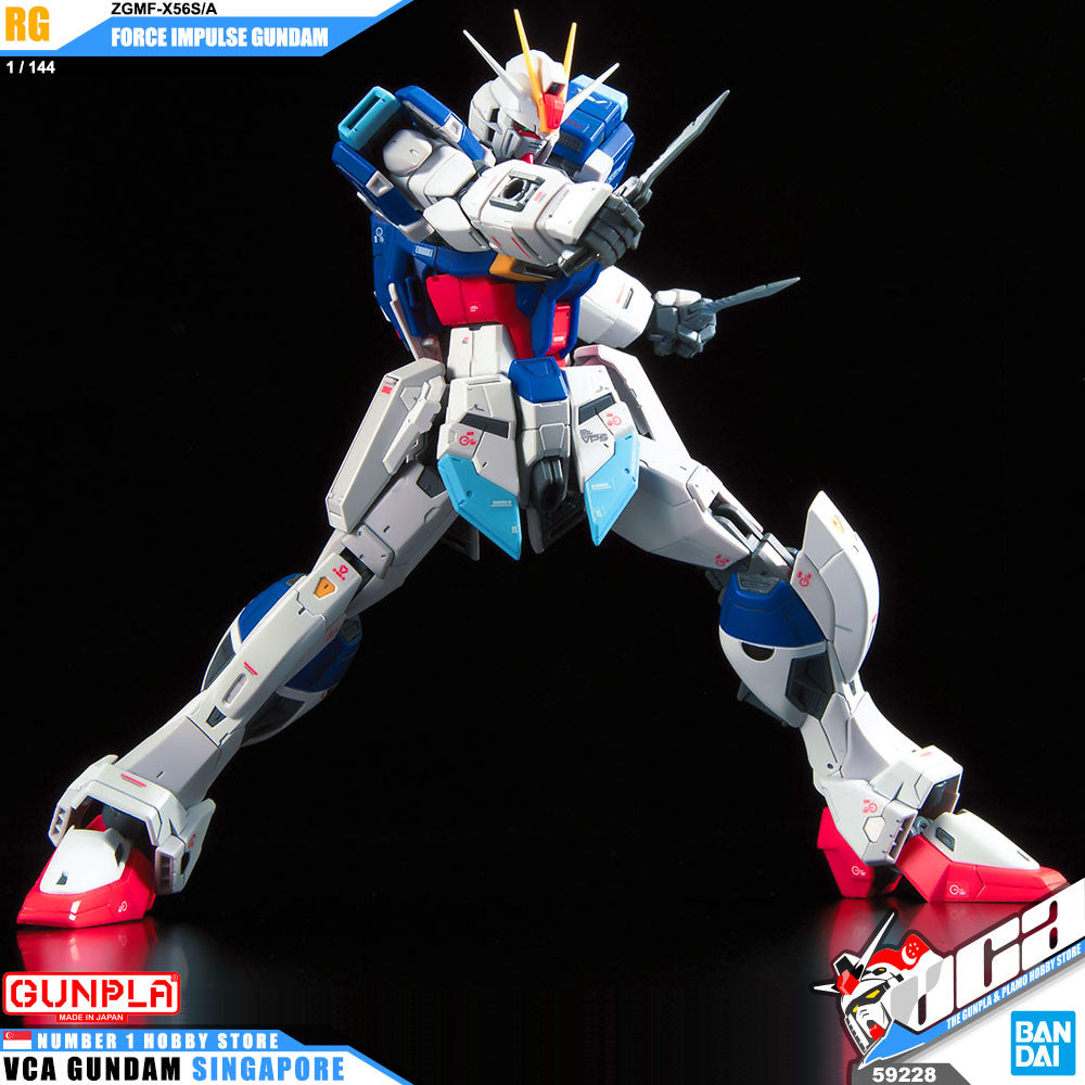 Bandai Gunpla Real Grade RG ZGMF-X56S/A FORCE IMPULSE GUNDAM Bandai Gunpla Real Grade RG ZGMF-X56S/A FORCE IMPULSE GUNDAM