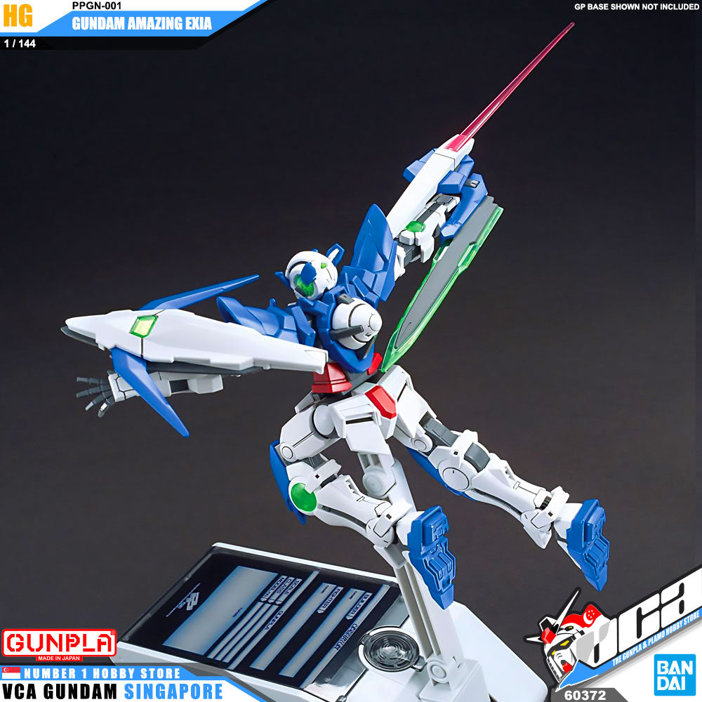 Bandai Gunpla High Grade HG Gundam Amazing Exia Bandai Gunpla High Grade HG Gundam Amazing Exia