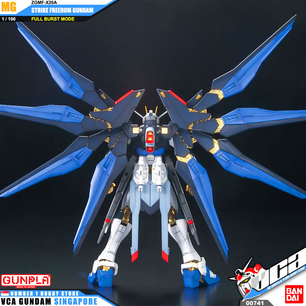 Bandai Gunpla Master Grade 1/100 MG Strike Freedom Gundam Full Burst Mode Bandai Gunpla Master Grade 1/100 MG Strike Freedom Gundam Full Burst Mode