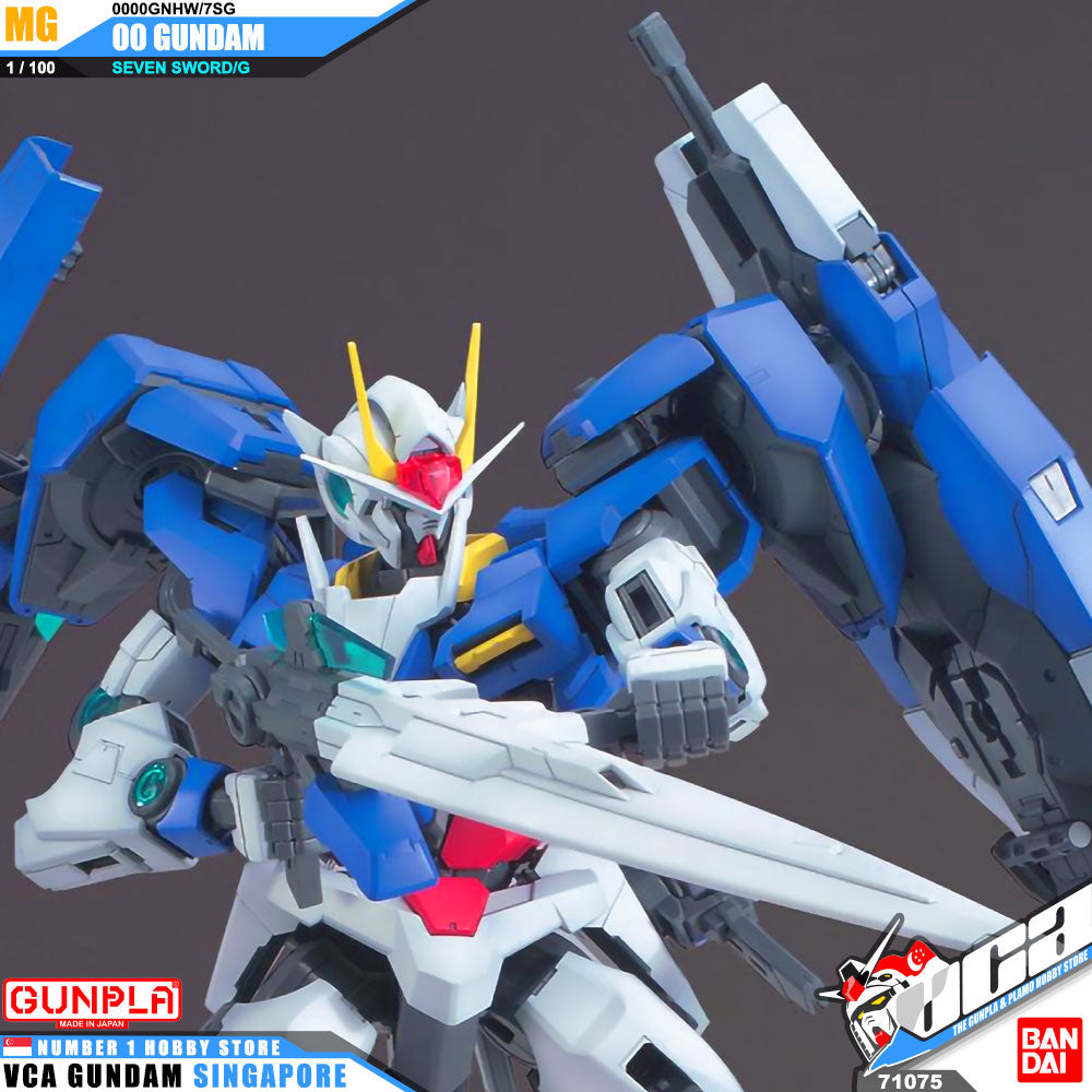 Bandai Gunpla Master Grade 1/100 MG 00 GUNDAM SEVEN SWORD/G Bandai Gunpla Master Grade 1/100 MG 00 GUNDAM SEVEN SWORD/G