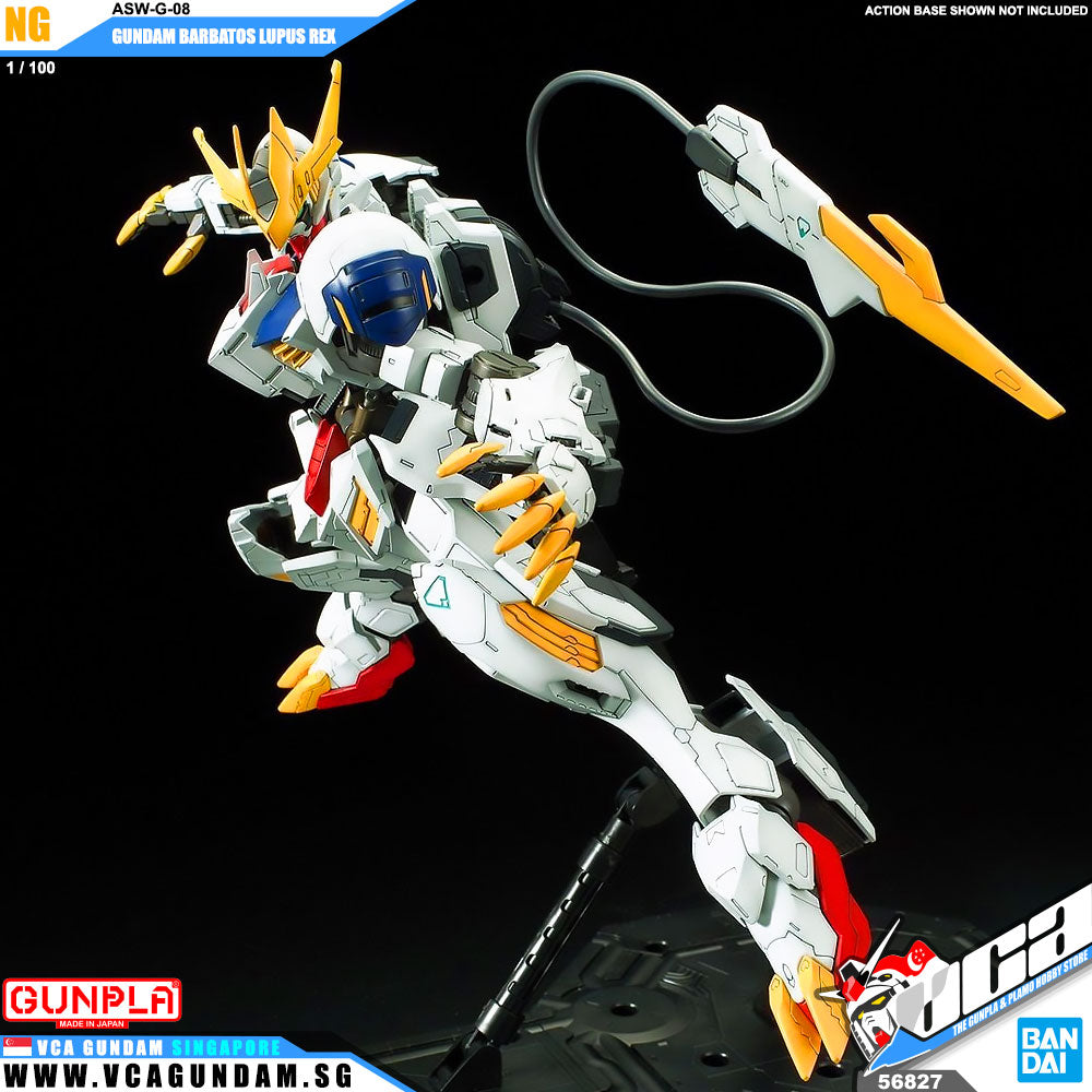 Bandaiยฎ Gunpla Full Mechanics 1/100 ASW-G-08 GUNDAM BARBATOS LUPUS REX