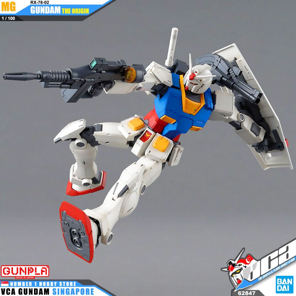 Bandai Gunpla Master Grade MG RX-78-02 Gundam The Origin Box Art Bandai Gunpla Master Grade MG RX-78-02 Gundam The Origin Box Art