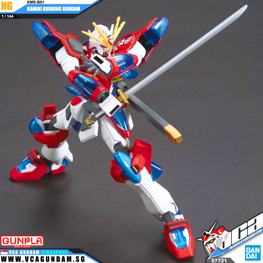 Bandai® Gunpla HG Build Fighters (HGBF) KAMIKI BURNING GUNDAM Bandai® Gunpla HG Build Fighters (HGBF) KAMIKI BURNING GUNDAM