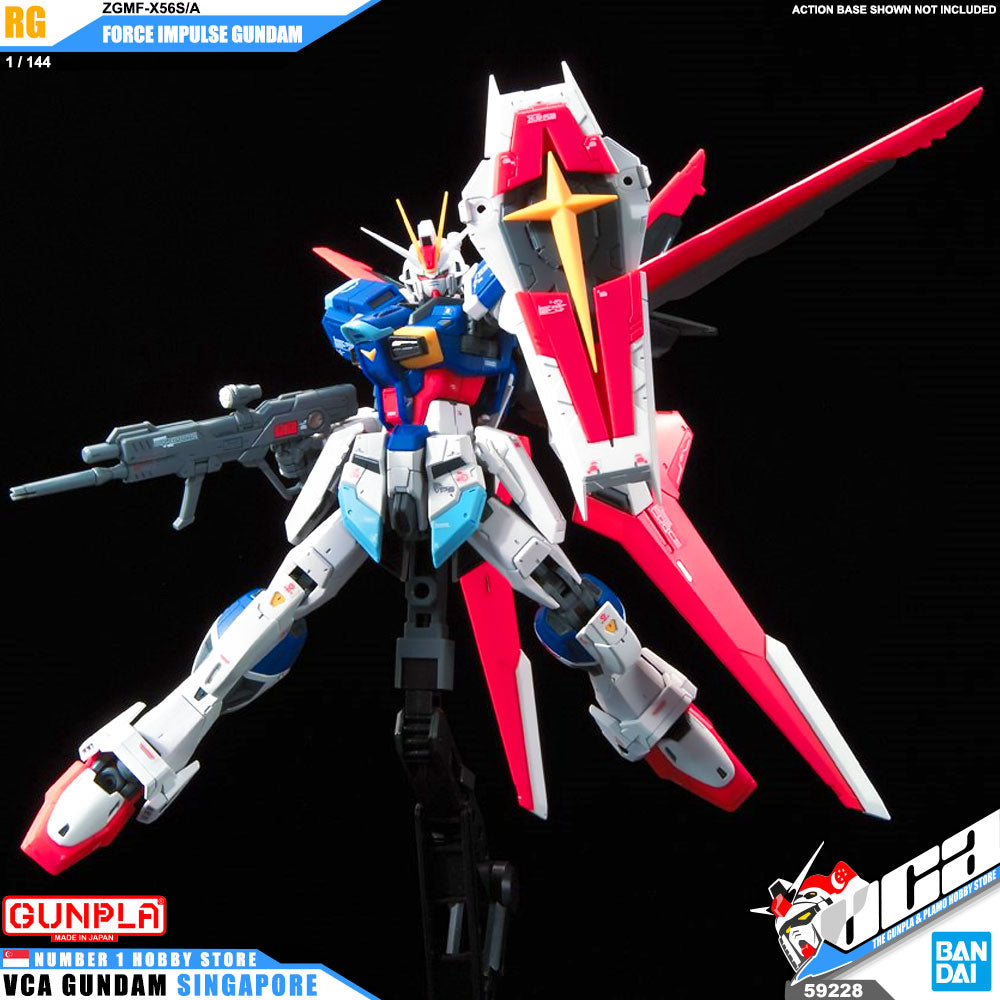 Bandai Gunpla Real Grade RG ZGMF-X56S/A FORCE IMPULSE GUNDAM Bandai Gunpla Real Grade RG ZGMF-X56S/A FORCE IMPULSE GUNDAM