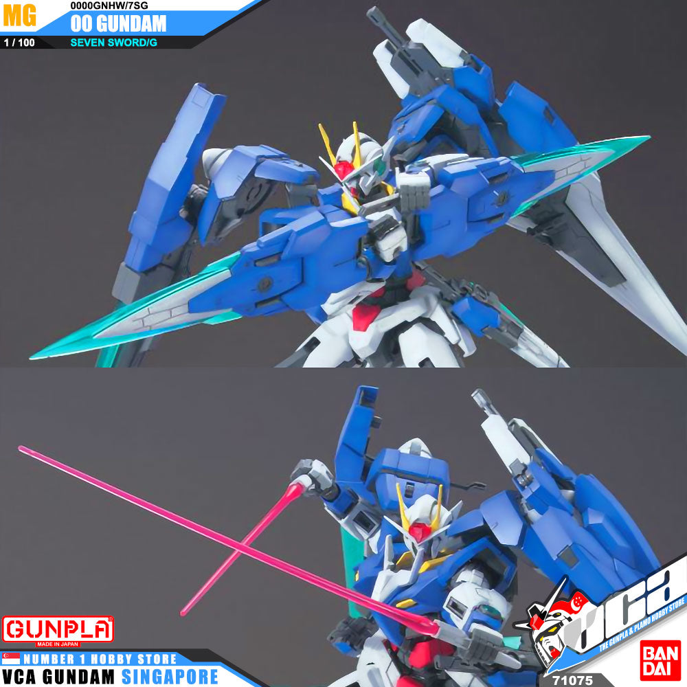 Bandai Gunpla Master Grade 1/100 MG 00 GUNDAM SEVEN SWORD/G Bandai Gunpla Master Grade 1/100 MG 00 GUNDAM SEVEN SWORD/G