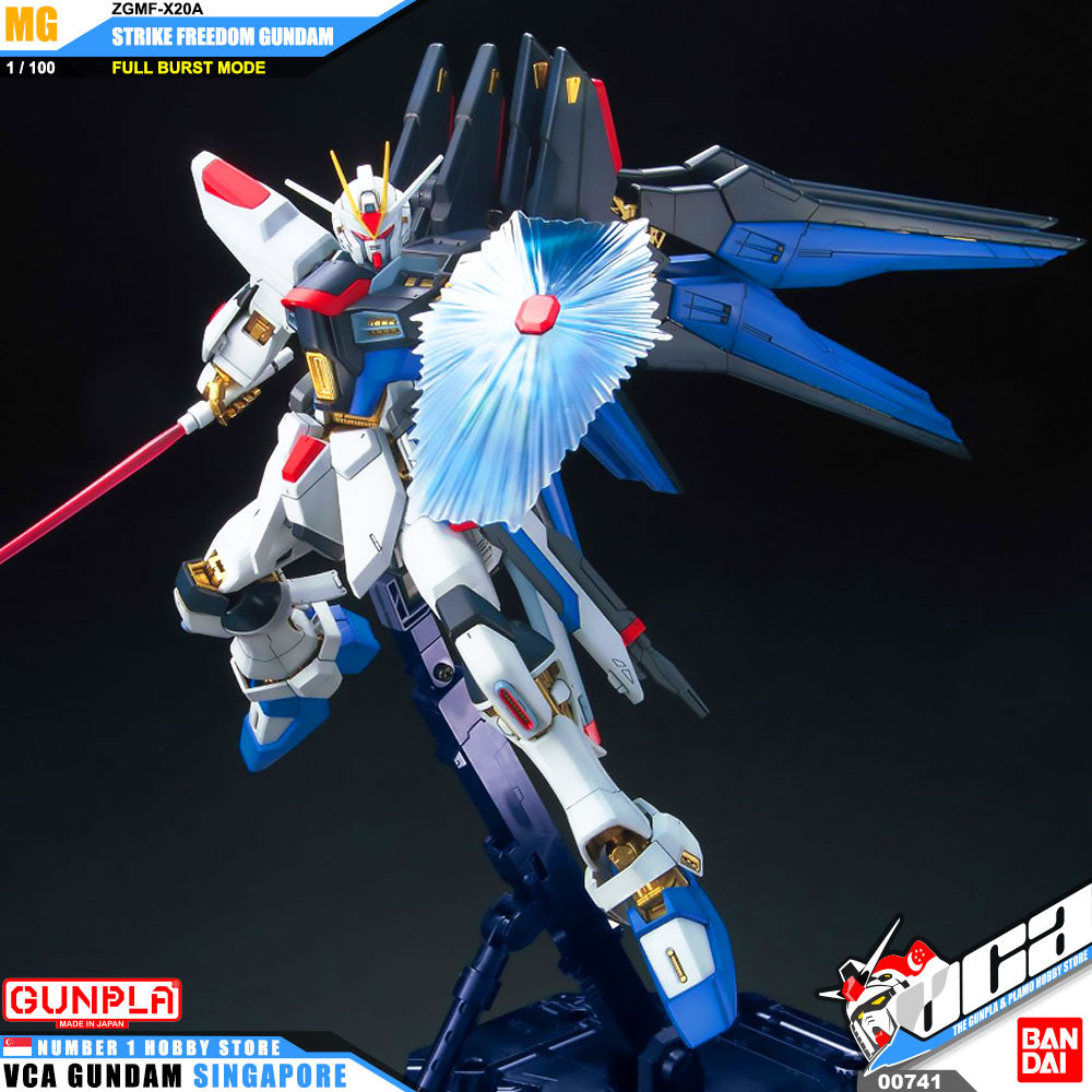 Bandai Gunpla Master Grade 1/100 MG Strike Freedom Gundam Full Burst Mode Bandai Gunpla Master Grade 1/100 MG Strike Freedom Gundam Full Burst Mode