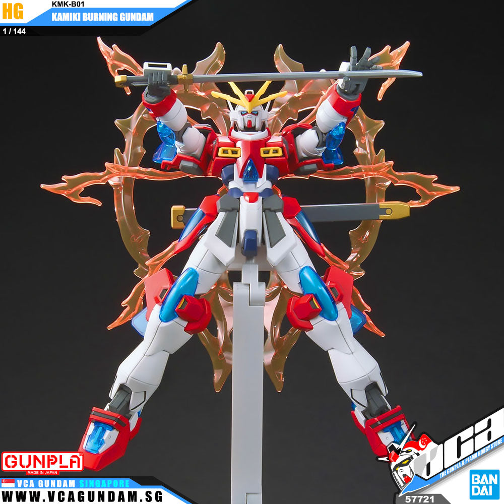Bandai® Gunpla HG Build Fighters (HGBF) KAMIKI BURNING GUNDAM Bandai® Gunpla HG Build Fighters (HGBF) KAMIKI BURNING GUNDAM