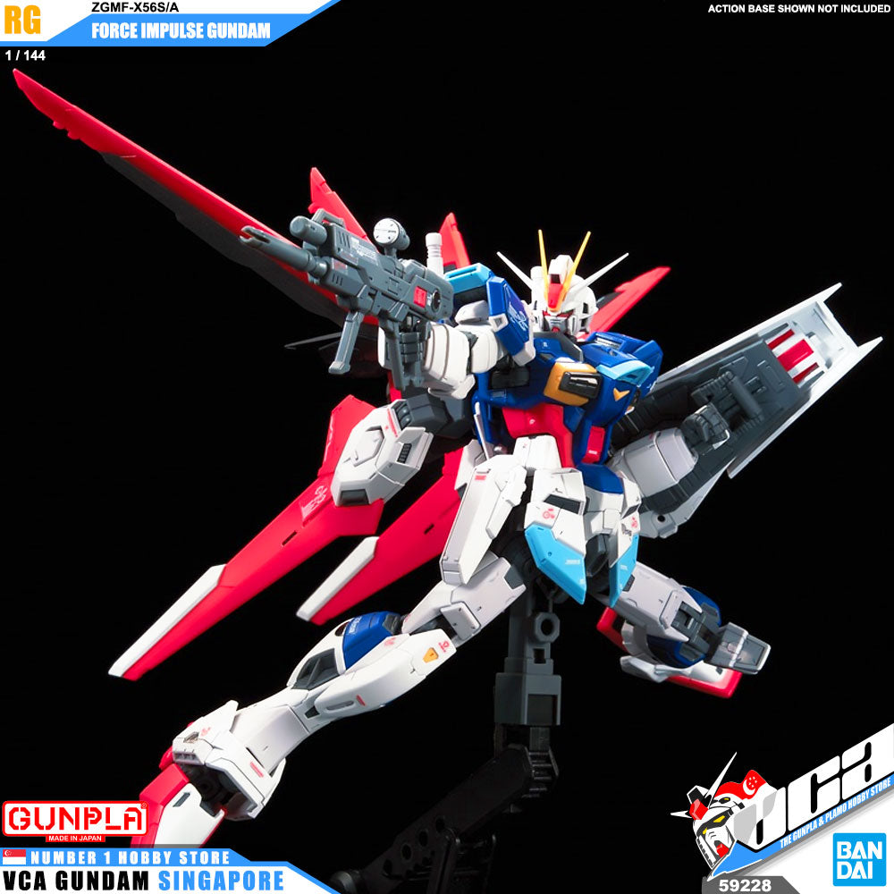 Bandai Gunpla Real Grade RG ZGMF-X56S/A FORCE IMPULSE GUNDAM Bandai Gunpla Real Grade RG ZGMF-X56S/A FORCE IMPULSE GUNDAM