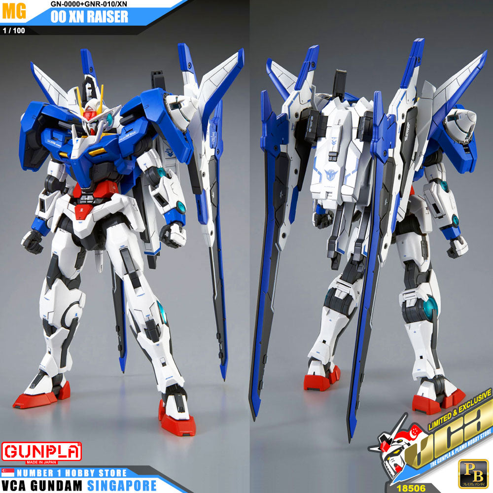 Premium Bandai Gunpla Master Grade 1/100 MG 00 XN Raiser Premium Bandai Gunpla Master Grade 1/100 MG 00 XN Raiser