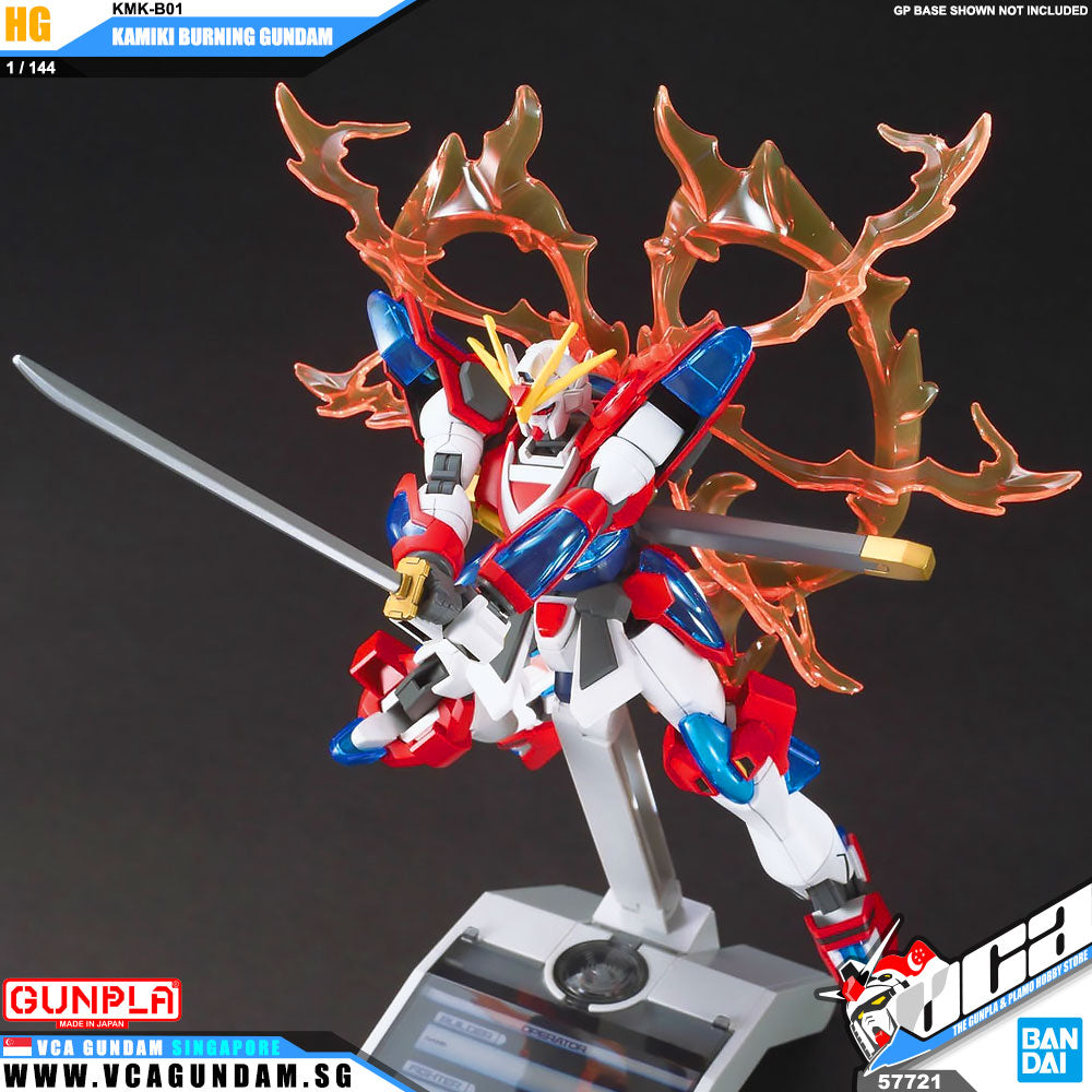 Bandai® Gunpla HG Build Fighters (HGBF) KAMIKI BURNING GUNDAM Bandai® Gunpla HG Build Fighters (HGBF) KAMIKI BURNING GUNDAM