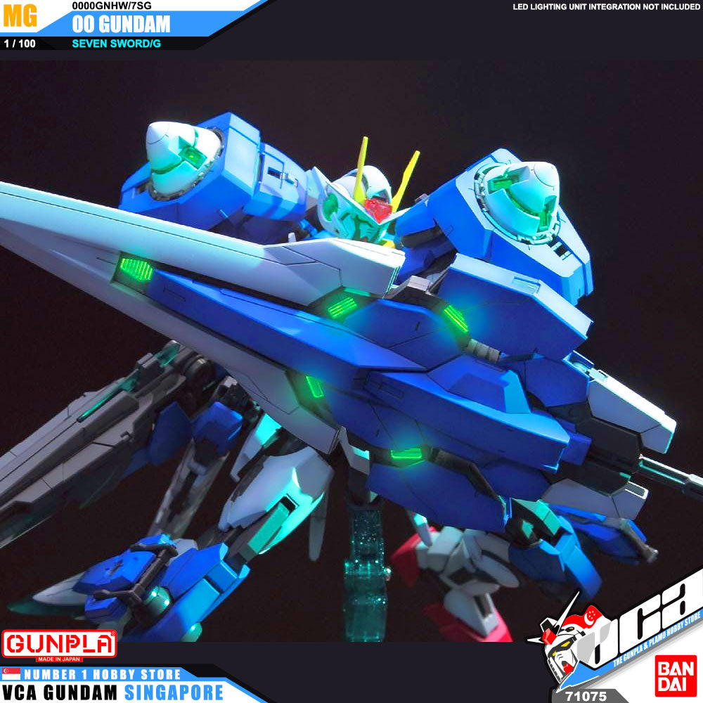 Bandai Gunpla Master Grade 1/100 MG 00 GUNDAM SEVEN SWORD/G Bandai Gunpla Master Grade 1/100 MG 00 GUNDAM SEVEN SWORD/G