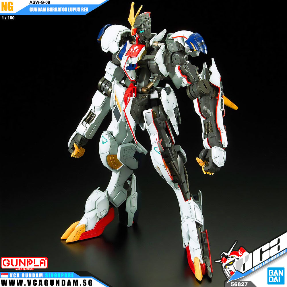 Bandaiยฎ Gunpla Full Mechanics 1/100 ASW-G-08 GUNDAM BARBATOS LUPUS REX