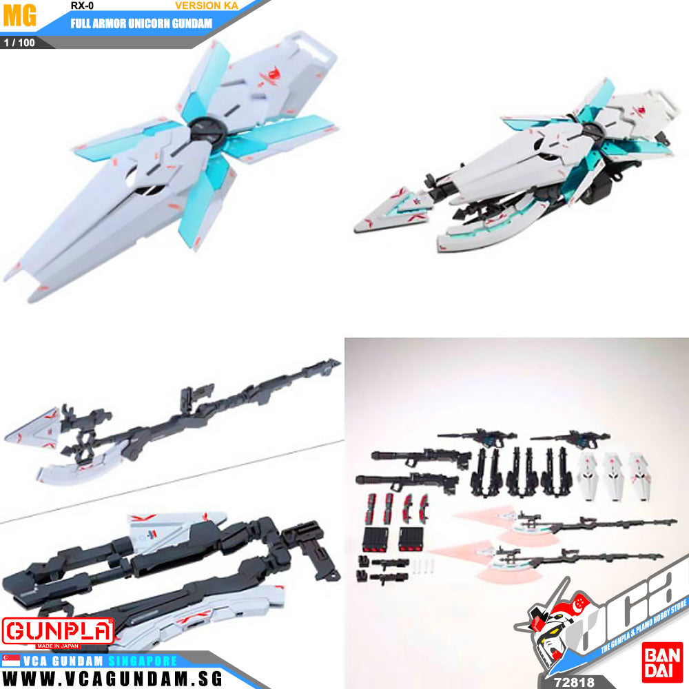 Bandai® Gunpla MG RX-0 FULL ARMOR UNICORN GUNDAM VER KA Bandai® Gunpla MG RX-0 FULL ARMOR UNICORN GUNDAM VER KA