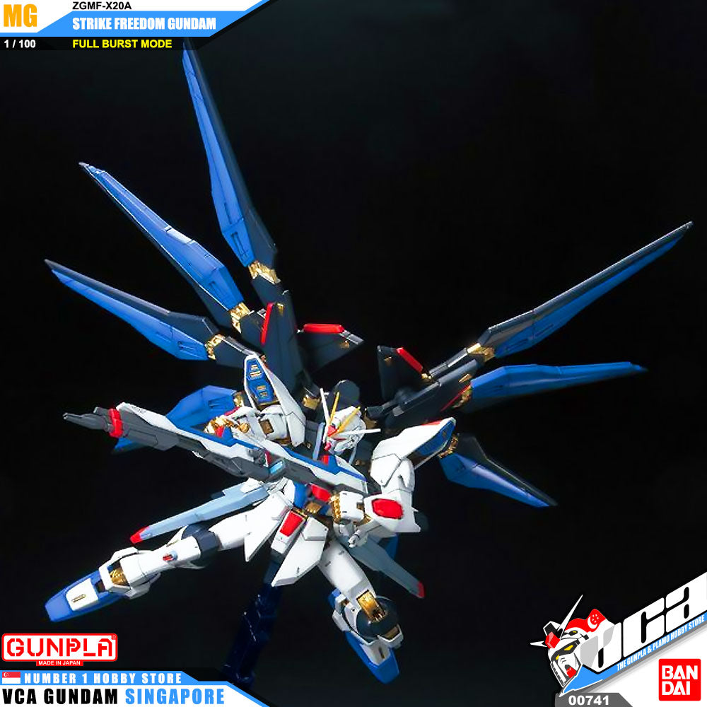 Bandai Gunpla Master Grade 1/100 MG Strike Freedom Gundam Full Burst Mode Bandai Gunpla Master Grade 1/100 MG Strike Freedom Gundam Full Burst Mode