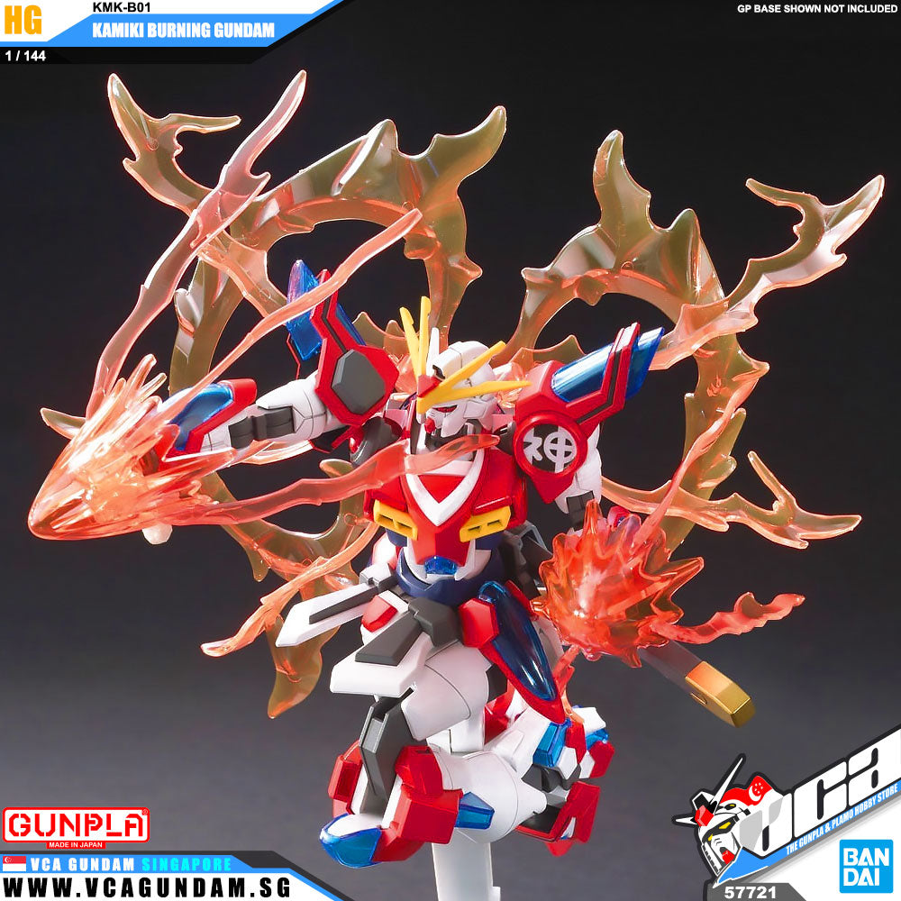 Bandai® Gunpla HG Build Fighters (HGBF) KAMIKI BURNING GUNDAM Bandai® Gunpla HG Build Fighters (HGBF) KAMIKI BURNING GUNDAM