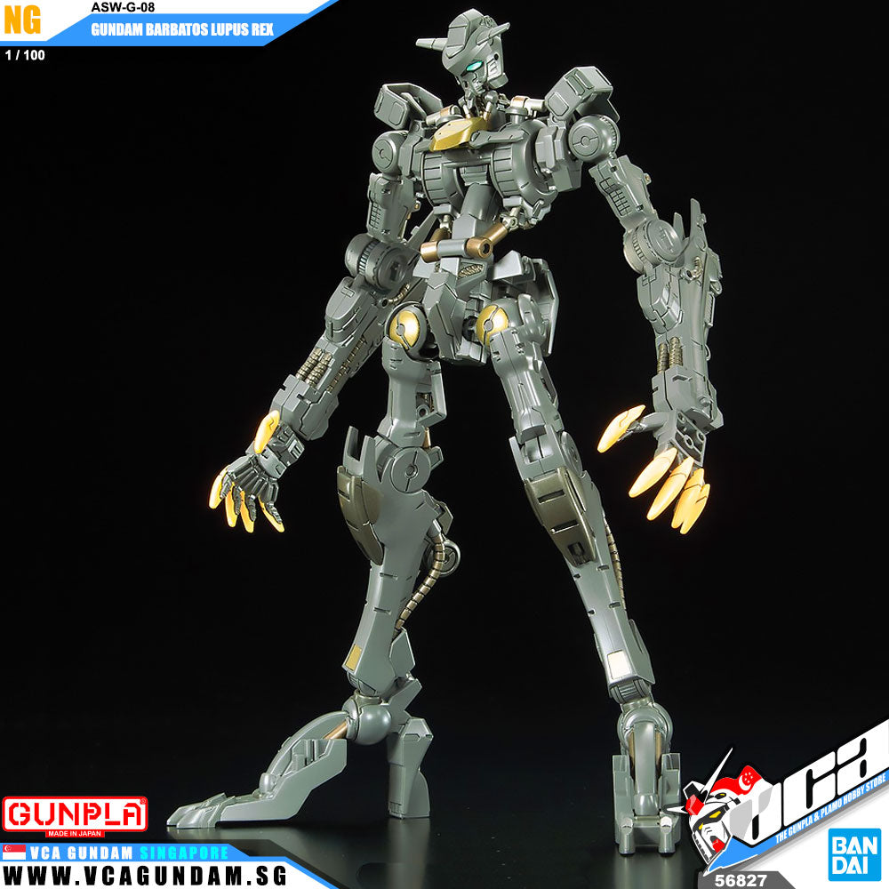 Bandaiยฎ Gunpla Full Mechanics 1/100 ASW-G-08 GUNDAM BARBATOS LUPUS REX