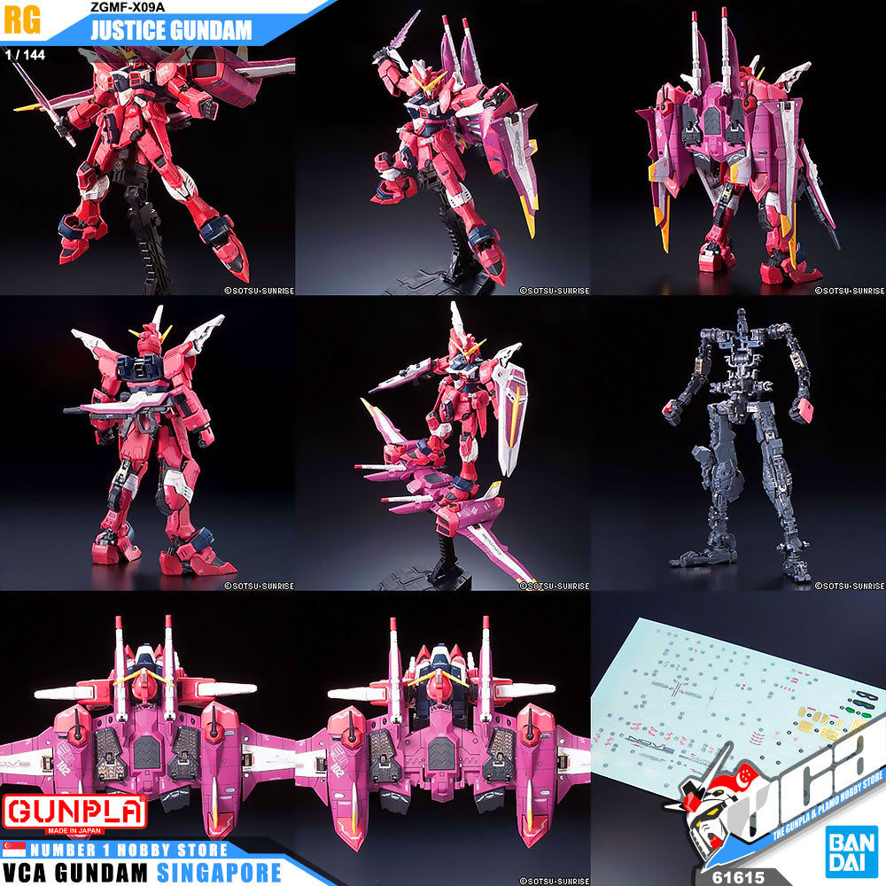 Bandai Real Grade RG ZGMF-X09A JUSTICE GUNDAM Bandai Real Grade RG ZGMF-X09A JUSTICE GUNDAM