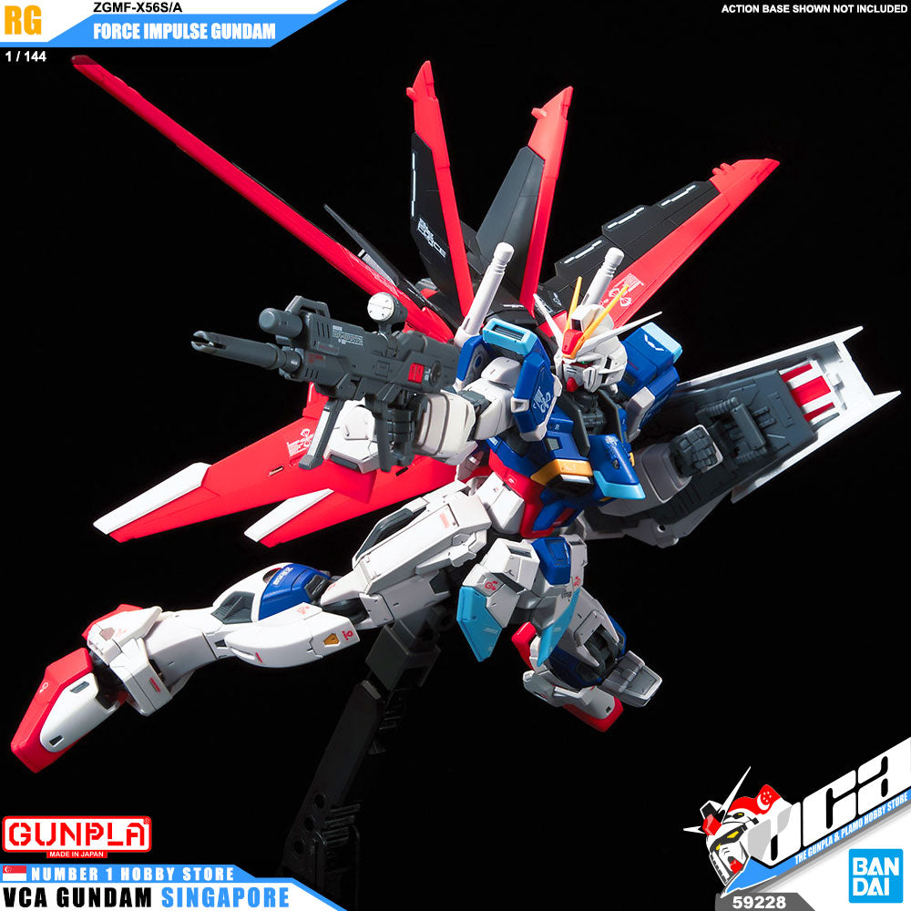 Bandai Gunpla Real Grade RG ZGMF-X56S/A FORCE IMPULSE GUNDAM Bandai Gunpla Real Grade RG ZGMF-X56S/A FORCE IMPULSE GUNDAM