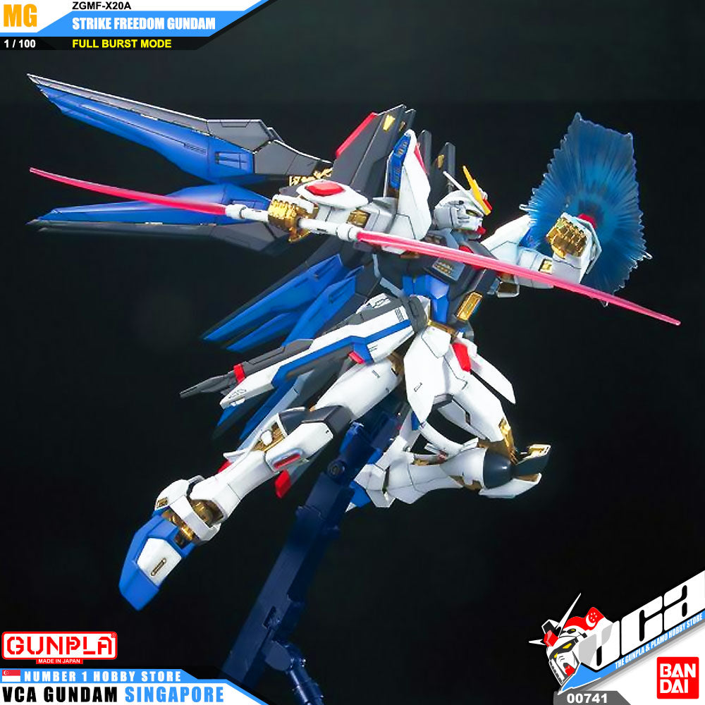 Bandai Gunpla Master Grade 1/100 MG Strike Freedom Gundam Full Burst Mode Bandai Gunpla Master Grade 1/100 MG Strike Freedom Gundam Full Burst Mode